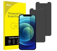 JETech Verre Trempé pour iPhone 12 Mini 5,4 Pouces, Film Protection Écran en Verre Trempé, Anti-Espion, Lot de 2