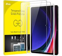 JETech Verre Trempé pour Samsung Galaxy Tab S9 11 Pouces et Galaxy Tab S10 Lite / S10 FE / S9 FE 10,9 Pouces, avec Outil d'Installation Facile, Film en Protection Écran, HD Clair, Lot de 2