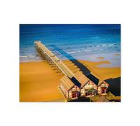 Jetée de Saltburn, Saltburn by The Sea，Puzzle 1000 Pièces, Convient pour Adultes Et Enfants Puzzle À Partir De 8 Ans ， Jeu D'adresse pour La Famille（38x26cm）-B91