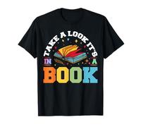 Jetez un coup d'œil à son livre - Lecteurs de rats de bibliothèque amateurs de lecture T-Shirt