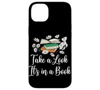Jetez un œil à la lecture florale de It's In A Book Lover Coque pour iPhone 14 Plus