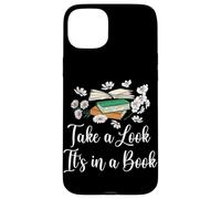 Jetez un œil à la lecture florale de It's In A Book Lover Coque pour iPhone 15 Plus
