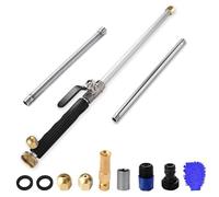 Jethose - Jethose Pressure Washer, Jet Hose Water Pressure, Jetson 2-in-1 High Pressure Power Washer with 2 Nozzles for Garden Hose, Cars, Driveways & Patios (1 Set-Black)