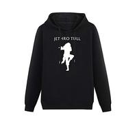 Jethro Tull Logo New Rock Hoodies Long Sleeve Pullover Loose Hoody Mens Sweatershirt Size M