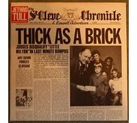JETHRO TULL, thick as a brick. NEWSPAPER SLEEVE. Top copy. Very rare.First UK pressing. 1972. Matrix.A3U, B2U. Record label: SOLID GREEN CHRYSALIS