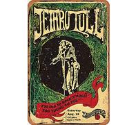 Jethro-Tull Too Old to Rock N Roll Too Young to Die Vintage étain Signe Fer Peinture rétro métal Signe Plaque Art décoration Murale pour Bar café Bureau hôtel extérieur 8 × 12 Pouces