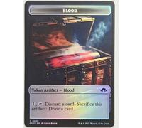 Jeton de sang #01 par CB - Jeton artistique personnalisé alternatif MTG