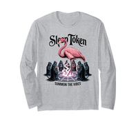 Jeton de Sommeil rituel d'invocation de Flamant Rose Mystique surréaliste Manche Longue