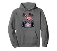 Jeton de Sommeil rituel d'invocation de Flamant Rose Mystique surréaliste Sweat à Capuche