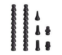 JETON Kit de tuyau de liquide de refroidissement 1/4" - Noir - Tuyau articulé pour liquide de refroidissement (raccord fileté PT)