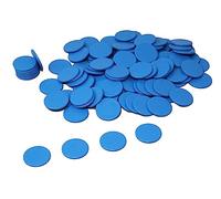 Jetons de Jeu Bleus (100 pièces) en RE-Plastic® | Jetons de comptage Marker Tokens ø 25 mm