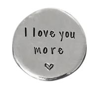 Jetons de poche - Souvenir inspirant, pièce d'amour en étain faite à la main | Love Coin Keepsake, jeton commémoratif inspirant, présente des jetons de câlins de poche significatifs pour lui ou elle