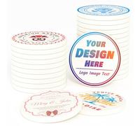 Jetons de poker en céramique personnalisés, jetons de boisson de 10 g avec logo personnalisé, impression couleur double face pour bar, mariage, fête, soirées poker, événements et cadeaux