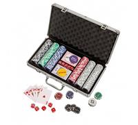 Jetons De Poker - Mallette En Aluminium - 300 JETONS DE POKER CASINO