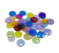 Jetons De Poker Transparents, 100 Pièces, Comptage Des Couleurs, Compteur De Jeux Mathématiques, Marqueurs, Accessoire D'Enseignement, Jouet De Club Familial
