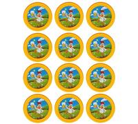 Jetons de rechange avec autocollants pour Looping Louie & Looping Chewie Chips Hasbro Drunken Louie Poulet à bière Jaune