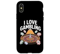 Jetons de roulette I Love Gambling Casino Coque pour iPhone X/XS