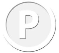 Jetons en plastique SIGEL - Motif en relief - Diamètre 25 mm - Blanc - Lot de 100