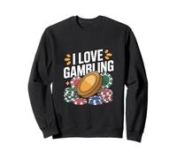 Jetons et pièces de Poker I Love Gambling Casino Sweatshirt