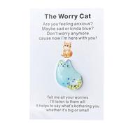 Jetons Étreinte De Chat - Cartes De Voeux De Poche Inspirées D'un Design Félin Mignon Cadeau D'échange De Souvenirs De Relation | Cartes D'encouragement Pour Amis Collègues Confort