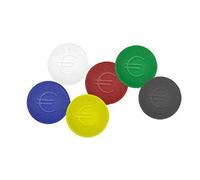 Jetons - HENDI - 665152 - ABS - Ø 25,09 mm - 100 pièces - Blanc