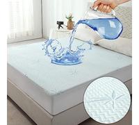 JET'S HOME Rayonne de Bambou Protège Matelas 90x190 - Imperméable Couvre Matelas Oeko-TEX®, Alaise Micro Respirante et Anti Poussière