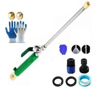 Jetsono.COM Pressure Washer, Jetson 2-in-1 High Pressure Power Washer, with 2 Jet Different Nozzle and Hose Quick Connectors, Easily Washer (A-Green)