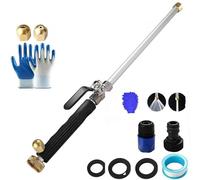 Jetsono.COM Pressure Washer, Jetson 2-in-1 High Pressure Power Washer, with 2 Jet Different Nozzle and Hose Quick Connectors, Easily Washer (A-Black)