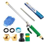 Jetsono.COM Pressure Washer, Jetson 2-in-1 High Pressure Power Washer, with 2 Jet Different Nozzle and Hose Quick Connectors, Easily Washer (B-Green)