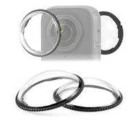 Jetstream 2 Pièce Protection d'Objectif pour Insta360 x5, Protection d'Objectif Premium pour Insta360 X5, Couvre-Objectif Accessoires pour Insta360X5, Compatible avec la Caméra Sportive Insta 360 X5