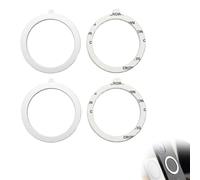 Jetstream 4 Pièces Anneau Magnetique Telephone, Aimant Coque Telephone, Autocollants à Anneau Métallique pour Support de Téléphone de Voiture, Support de Téléphone Magnétique, Plaquette Métallique