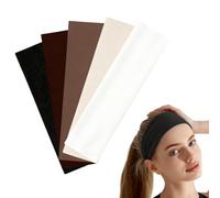 Jetstream 5 Pièces Bandeau Cheveux Femme, Bandeaux Mode pour Femmes, Anti Dérapant et Absorbant avec Élasticité, Idéal pour le Yoga, la Course à Pied, l'Entraînement, Disponible en Plusieurs Couleurs