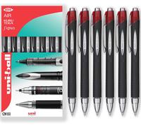 Jetstream Sxn-210 Rt Lot De 6 Stylos Roller Rétractables Pointe 1 Mm Encre Rouge Coffret Cadeau