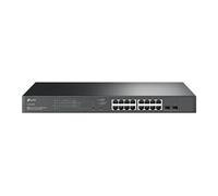 JetStream TL-SG2218P V1.60 - Commutateur - intelligent - 16 x 10/100/1000 (PoE+) + 2 x SFP - Montable sur rack - PoE+ (150 W)