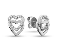 Jette - 88184769 - Boucles d'oreilles - Femmes - Argent 925 - poli avec zircon