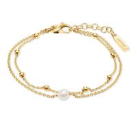 Jette - 88601742 - Bracelet - Femmes - Argent 925 - plaqué or jaune poli avec perle de culture d'eau douce - 17cm