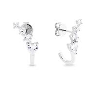 Jette - 89137691 - Boucles d'oreilles - Femmes - Argent 925 - poli avec zircon