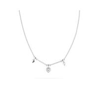 JETTE Collier Femme Argent 925 Recyclé Oxyde de Zirconium 32030847, One Size, Argent sterling, Pas de pierre précieuse