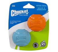 Jette ! Jouet à mâcher pour chien Fetch Dog Ball en caoutchouc durable compatible avec Launcher, petit, lot de 2