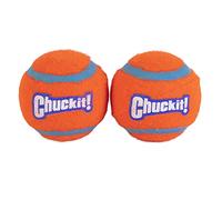 Jette ! Jouet pour chien avec balle de tennis, durable, compatible avec un lance-balles, moyen, lot de 2