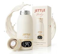 Jettle Chauffe-lait portable à batterie pour bébé avec contrôle de la température, charge rapide et couvercle anti-déversement