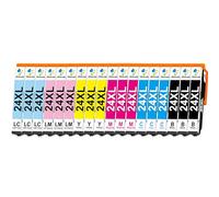 Jettruemedia 24XL Remplacer pour 24 XL Cartouches d'encre Compatible pour Expression Home XP-850 XP-750 XP-950 XP-55 XP-860 XP-760 XP-960 XP850 XP750 XP950 XP55 XP860 XP760 XP960 (Paquet de 18)