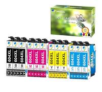Jettruemedia 604XL 604 Cartouches d'encre compatibles avec Epson 604 XL Cartouches pour Expression Home XP-2200 XP-2205 XP-3200 XP-3205 XP-4200 XP-4205 Workforce WF-2910DWF WF-2930 WF-2935 WF-2950