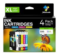 Jettruemedia Compatible pour 604XL Lot de 4 Cartouches d'encre Compatiblespour Expression Home XP-2200 XP-2205 XP-3200 XP-3205 XP-4200 XP-4205 Workforce WF-2910DWF WF-2930 WF-2935 WF-2950