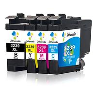 Jettruemedia LC3239 LC3239XL Compatible pour Brother LC3239 XL 3239 XL Cartouche d'encre avec Brother pour HL-J6000DW HL-J6100DW MFC-J5945DW MFC-J6945DW MFC-J6947DW - 4 Pack