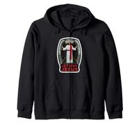 Jetway Jesus Design de Voyage Humoristique et irrévérencieux Sweat à Capuche