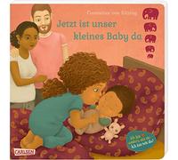 Jetzt ist unser kleines Baby da: Einfühlsames Pappbilderbuch ab 2 Jahre für werdende Geschwister über Schwangerschaft, Geburt und den Familien-Alltag mit Baby