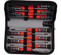 Peddinghaus Jeu de 12 tournevis de précision MOB - 9169020001 en trousse