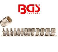 BGS technic Jeu de douilles douze pans 6,3 mm (1/4") 4-14 mm 13 pièces
