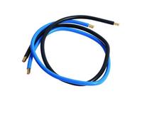 Jeu 2 conducteurs 16 mm² bleu + noir longueur 800mm - HAGER KC816